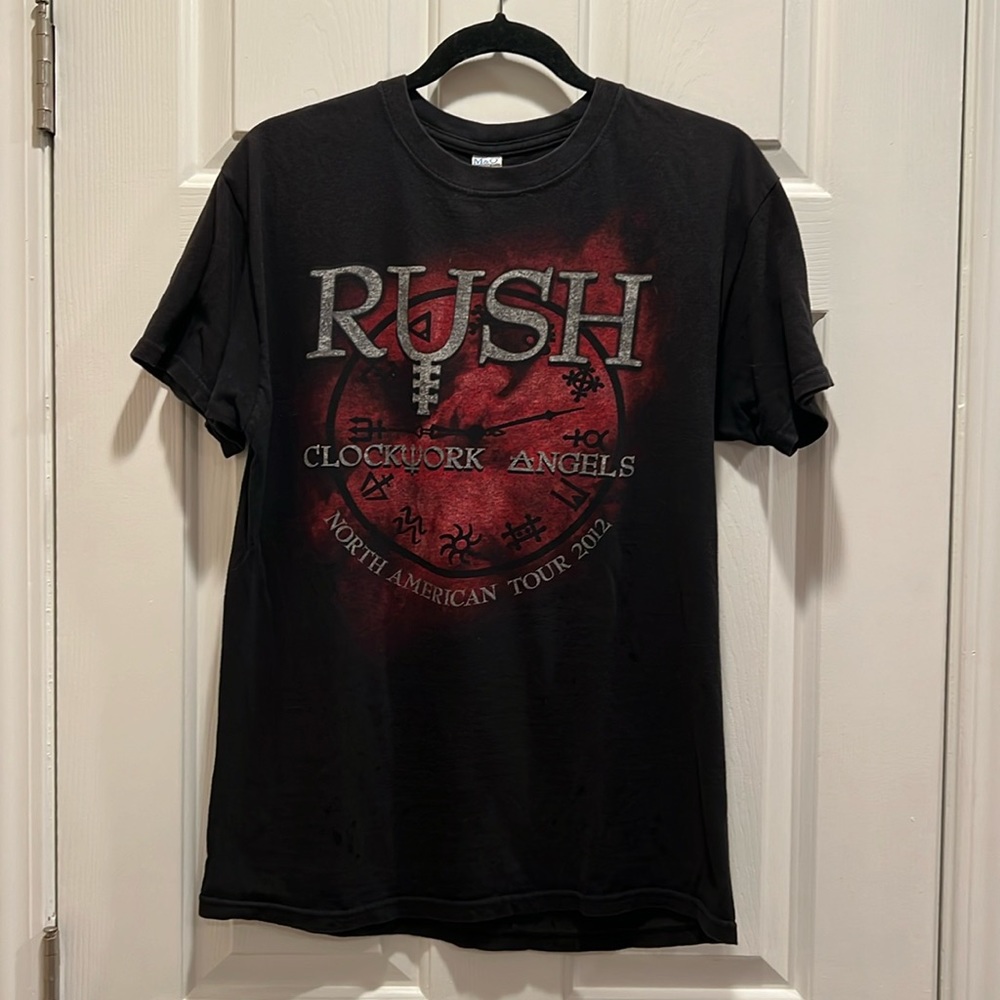 RARE 2012 Rush Clockwork Angels North American Tour Concert T-Shirt
